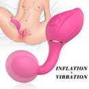 Buyging™ YUANSE 7 Frequencies Inflatable Expansion Vagina Anal Vibrator