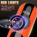 Heating Male Masturbator Penis Pump, Upgrade 5 in 1 Male Sex Toys for Men, AI Interaction APP Control with 9 Vibrating & Licking & Thrusting & Suck Modes