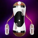 Male Masturbator Powerful Multi Modes Electric Masturbating Cup 2 in 1 Realistic Channel Pocket Sex Toy for Men