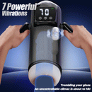 Phantom - 7 Suctions 7 Vibrations Dual Handles Large Granule Channel Texture Male Masturbator