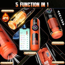 Heating Male Masturbator Penis Pump, Upgrade 5 in 1 Male Sex Toys for Men, AI Interaction APP Control with 9 Vibrating & Licking & Thrusting & Suck Modes