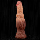 LOVETOY 9.65 Inch Dual-Layered Silicone Extra Large Dildo