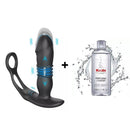 12 Vibrating 3 Thrusting Dual Cock Rings Prostate Massager