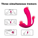 Invisible Wearable Vibrator Clitoris Vagina Anus Stimulator Adult Toy