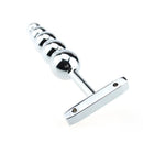T-Handle Metal Anal Beads Butt Plug