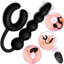Black Ring Anal Beads