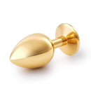 3.9 Golden Metal Gem Anal Plug