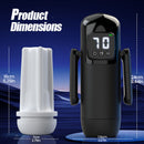 Phantom - 7 Suctions 7 Vibrations Dual Handles Large Granule Channel Texture Male Masturbator