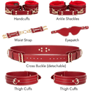 Buyging™ Sex Bondage BDSM Kit Restraints 7PCS Sets