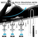 BELL Jeweled Butt Plug With Chain