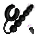Black Ring Anal Beads