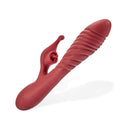 2-Motor Mini-Mouth Branch Vibration Heating Vibrator
