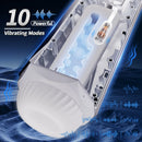 SENSIVO Automatic Male Masturbator Adult Sex Toys, Male Sex Toys with 10 Vibrating Modes,3 Squeezing & Suction Modes, Male Stroker Sex Toys for Men