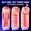 2026 New Model 3 Sleeves Pocket Pussy Penis Pump with 9 Sucking & 9 Vibrating Male masturbator