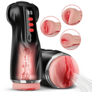 2026 New model 3 Sleeves Pocket Pussy Penis Pump with 9 Sucking & 9 Vibrating Male Masturbator