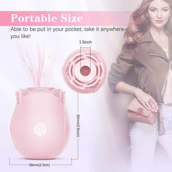 ROSE Vibrator Rose Toy Clit Sucker