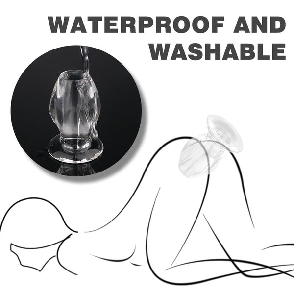 3PCs Transparent Butt Plugs Anal Douche