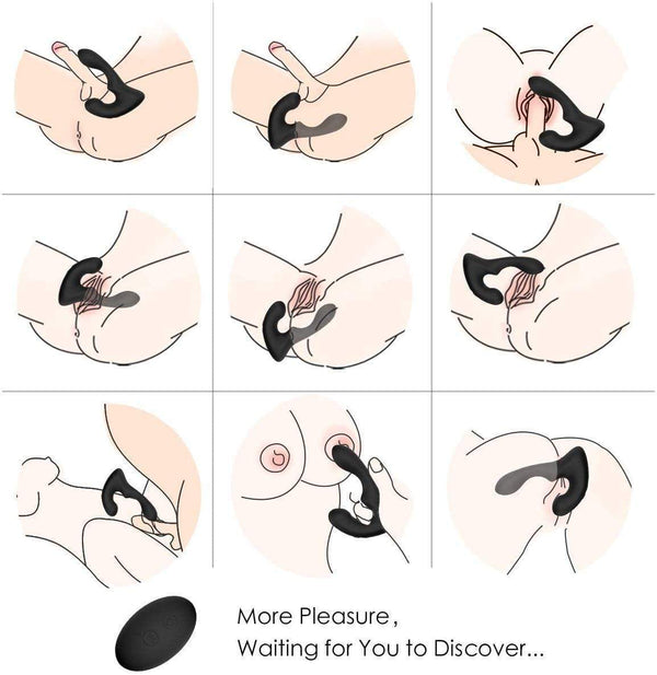Wireless Wave Motion Prostate Massager&G-spot Vibrator