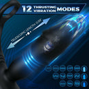 Buyging™ SAUL Glans 3 Thrusting 12 Vibrating Cock Rings Prostate Massager