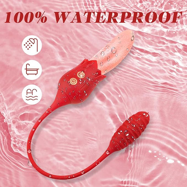 Sexoralab™G-spot Tongue Vibrator With 10 Licking Biting & Vibrating Modes
