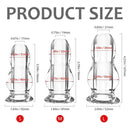 3PCs Transparent Anal Toys
