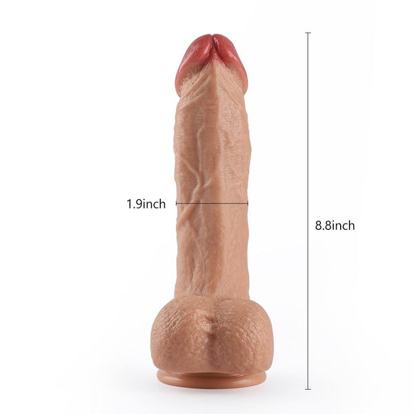 Remote Control 20-Frequency Rotating Vibrating Dildo