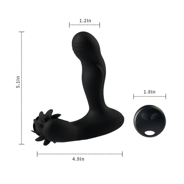 12 Modes Tongue-Licking Heating Vibration Prostate Stimulator