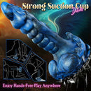 Buyging™ 8 Thrusting Vibrating Swing Heating Huge Dildo with Suction Cup 9.5 Inch