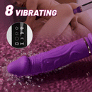 Buyging™ 5 Thrusting 8 Vibrating Flexible Bending Dildo
