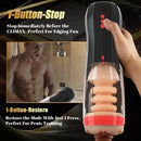 Automatic 10 Vibrating 5 Telescoping Rotating Male Masturbator