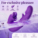 G-spot Vibrator Women Sex Toy with 7 Flapping Vibrating & 5 Licking Sucking Modes
