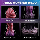 7.87-inch fantasy knot-shaped powerful suction cup sex toy