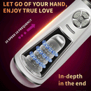 Sexoralab 10 Thrusting 10 Speeds Massage Rings Male Masturbator Cup
