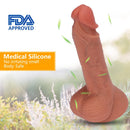 7.88 Inch Silicone Realistic Dildo