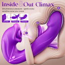 MOOLIGIRL Sucking Vibrator Women Sex Toys - AI Sync Flapping G Spot Vibrator Dildo with 7 Suction & Vibration Modes for Clitoral Nipple Stimulation, App Control Couples Thrusting Adult Toys & Games