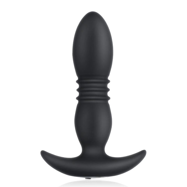 Filling Telescoping Vibrating Butt Plug with Remote Control