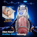 AI & APP Control Thrusting Male Stroker with 360° Heating, 5-Speed Smooth Motion Adult Mens
