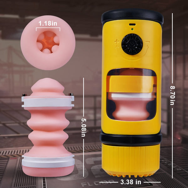 Automatic 5-Speed Thrusting Smart Heating Male Masturbator