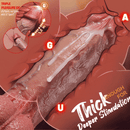 Buyging™ 9 Vibratging 3 Thrusting Realistic Dildo Flesh Like Real Skin Dildo 10.8 Inch