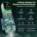 😍 Male Masturbator Penis Pump - Male Sex Toys for Men Sex Toy Pocket Pussy LCD with APP Stroker Adult Toys with 7 Thrusting 7 Rotating 5 Sucking Modes Vacuum Pumps & Enlargers🎁