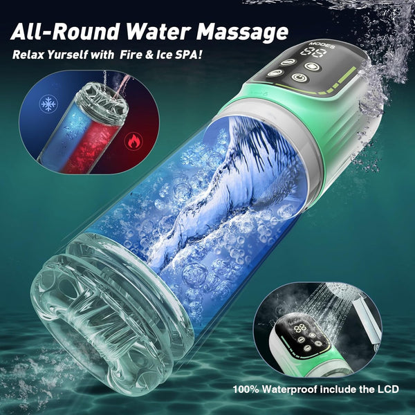 😍 Male Masturbator Penis Pump - Male Sex Toys for Men Sex Toy Pocket Pussy LCD with APP Stroker Adult Toys with 7 Thrusting 7 Rotating 5 Sucking Modes Vacuum Pumps & Enlargers🎁