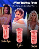 2026 New Model 3 Sleeves Pocket Pussy Penis Pump with 9 Sucking & 9 Vibrating Male masturbator
