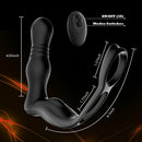 Buyging™ THOR 3 Thrusting 10 Vibrating Dual Cock Rings Prostate Massager