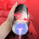 Automatic Telescopic Rotation Male Masturbation Cup