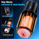AI & APP Control Thrusting Male Stroker with 360° Heating, 5-Speed Smooth Motion Adult Mens