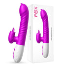 Double Tongue Vibrating dildo with Telescopic Rotating vibrators for woman Anal vaginal Clitoris Stimulator Adult suck sex toys