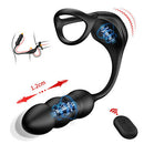 Buyging™ Wearable 9 Thrusting 9 Vibrating Prostate Massager with Dual Cock Rings