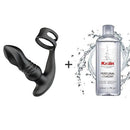 7 Thrusting 7 Vibrating Drill Spirals Double Cock Rings Prostate Massager