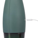 Dark-Green Bowling Ball Sucking Vibration Masturbation Cup