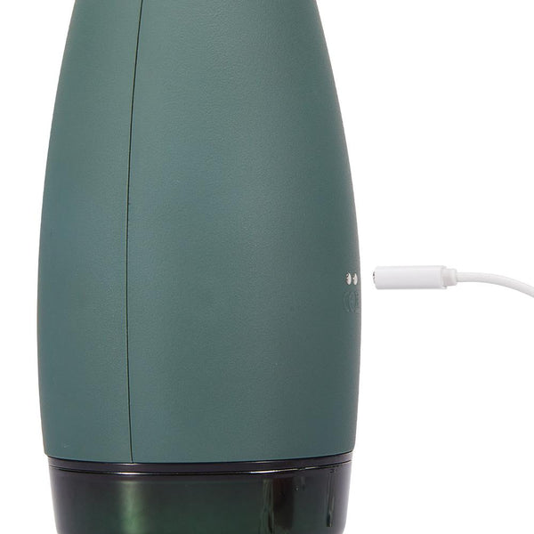 Dark-Green Bowling Ball Sucking Vibration Masturbation Cup